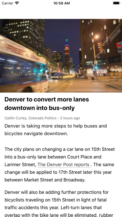 Colorado Politics Screenshot