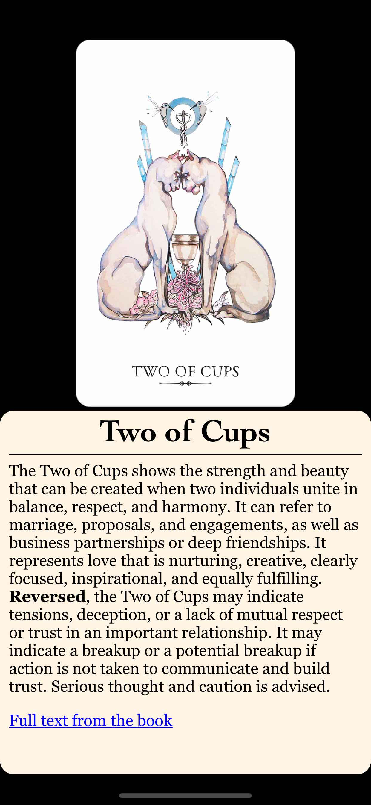Linestrider Tarot screenshot 4