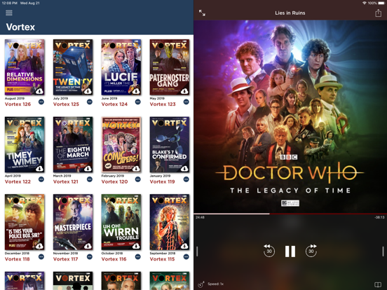 Big Finish Audiobook Player iPad screenshot 6 - Book app