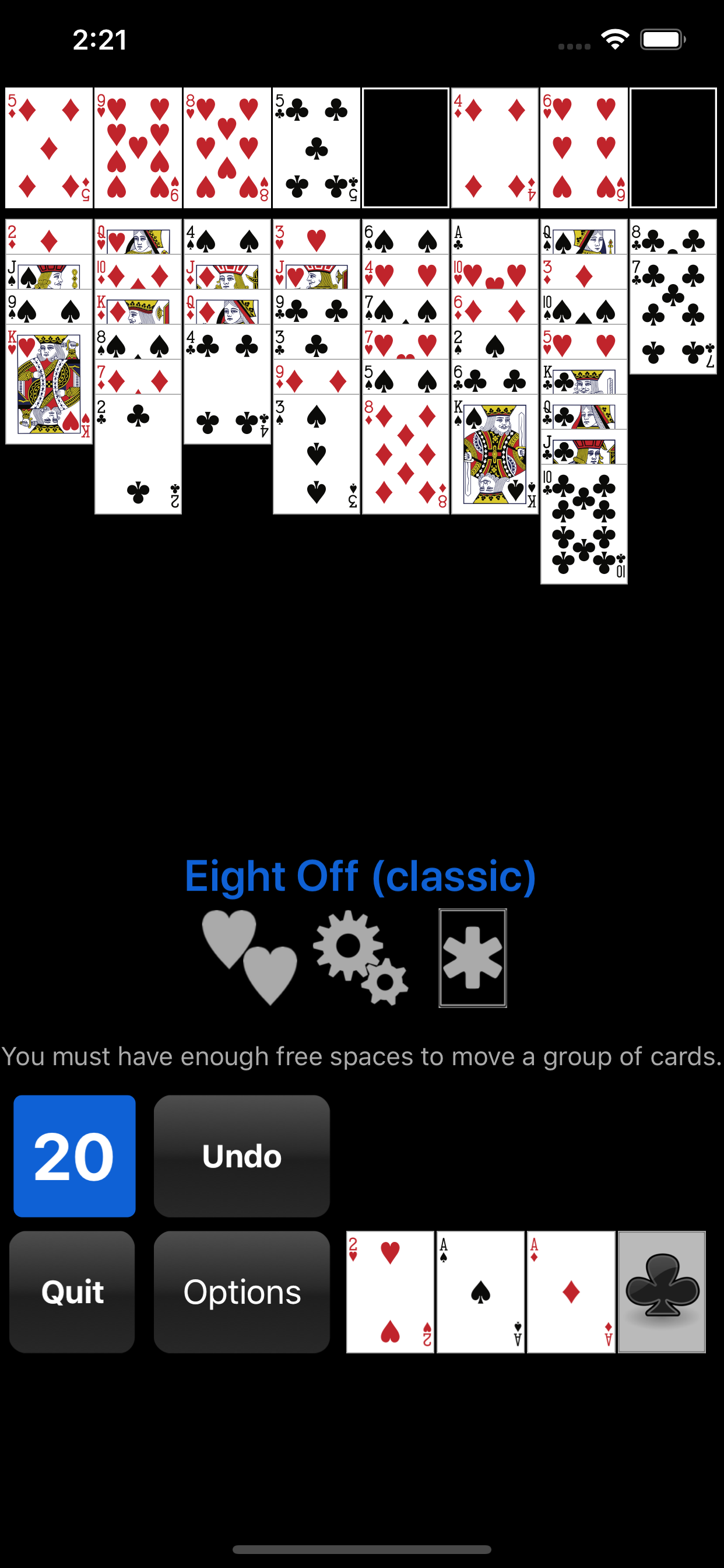 FreeCell & Eight Off