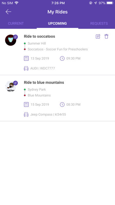 PeepsRide screenshot 4