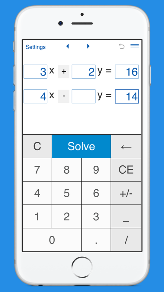 Systems of equations solver - 3.2.0 - (iOS)