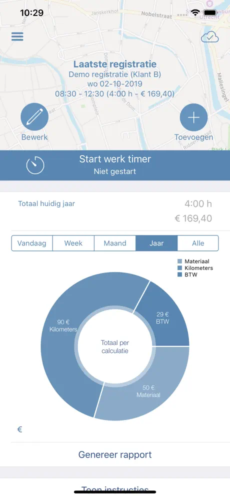 WorkReg, cloud urenregistratie