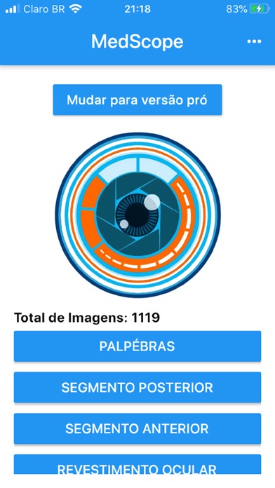 Screenshot #1 pour MedScope: Atlas Oftalmológico