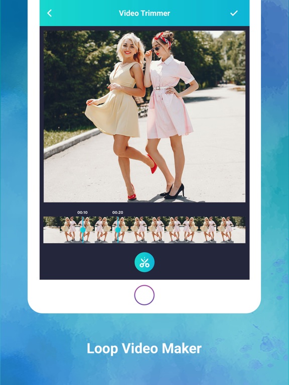Loop Vid-Loop Video infinite iPad screenshot 4 - Photo & Video app