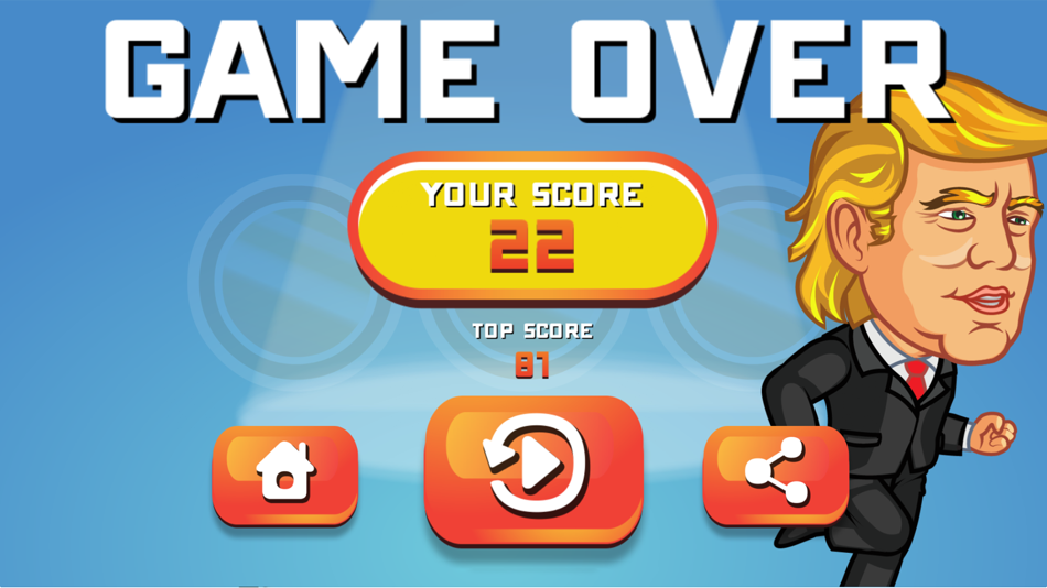 #5. Trump Jump -Mr. President Game (iOS) Av: TradeWeb
