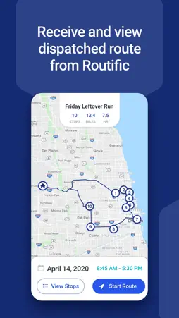 Routific Driver screenshot 1