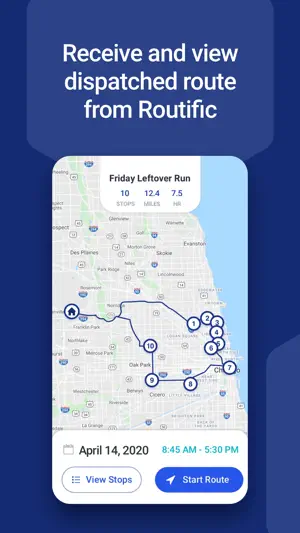 Routific Driver screenshot 1