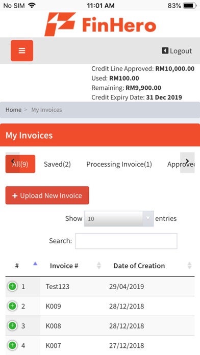 App screenshot