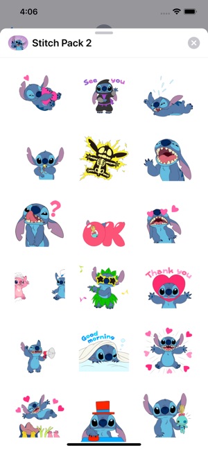 Disney Stickers: Stitch Pack 2 on the App Store