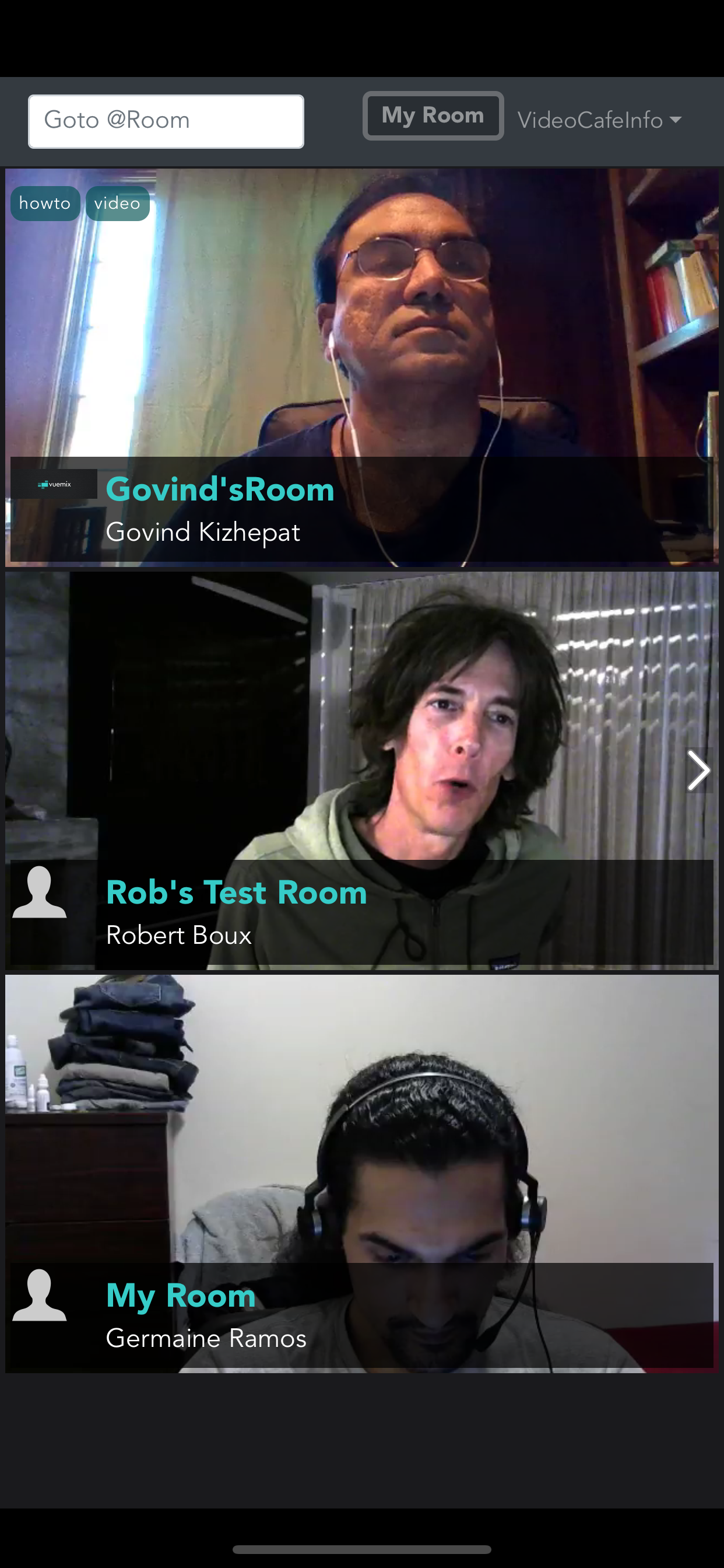 VideoCafe screenshot 2
