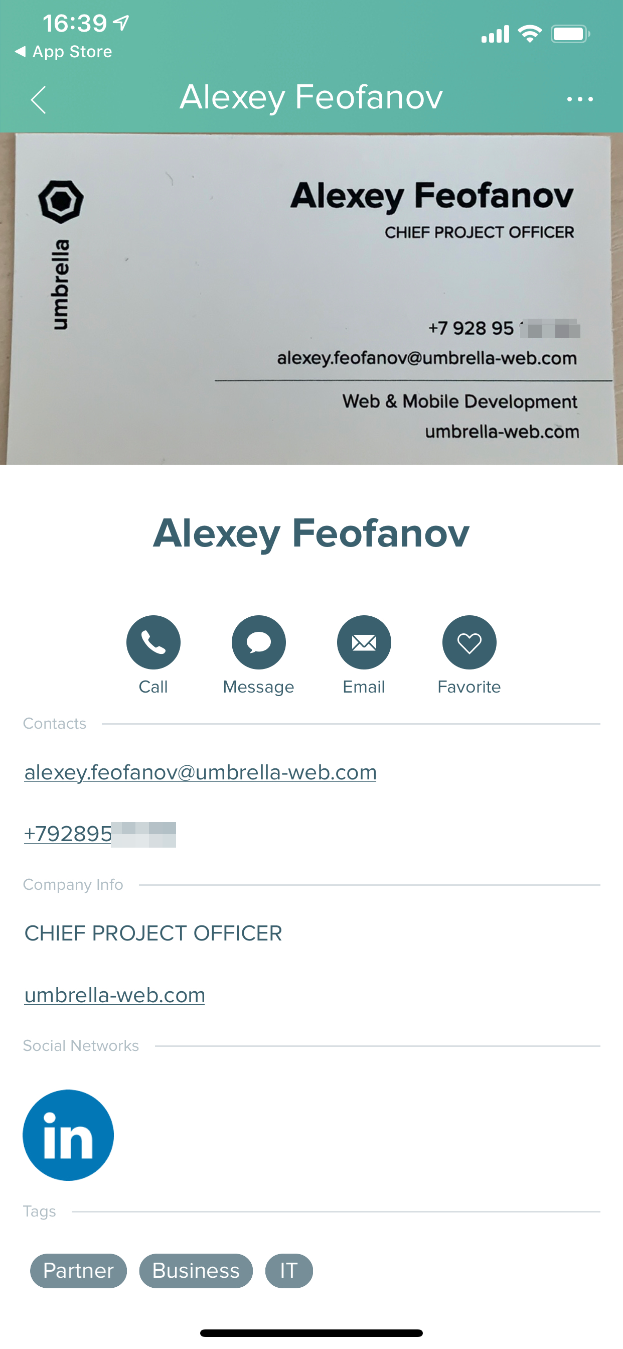 TakeMyCard Scan Business Cards screenshot 4