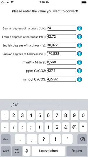 Converter for Water Hardness screenshot 3