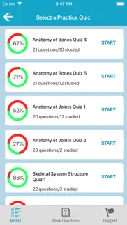 skeletal system quizzes iphone screenshot 2