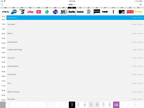 SKY TV GUIDE iPad app afbeelding 4