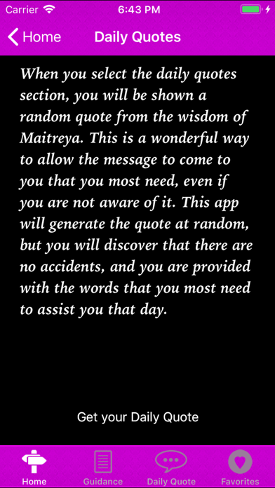 Maitreya Quotes Screenshot