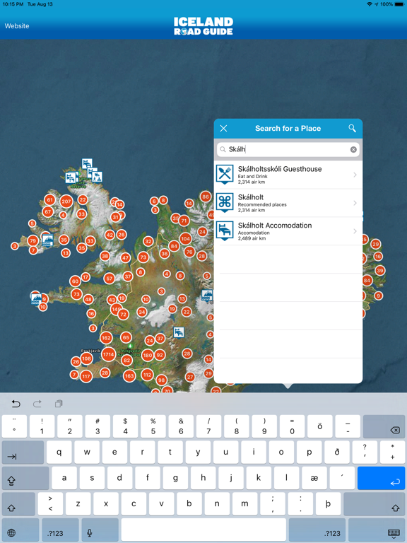 Screenshot #5 pour Iceland Road Guide
