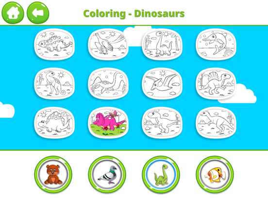 Coloring Book for Kids Animals iPad screenshot 8 - Education app