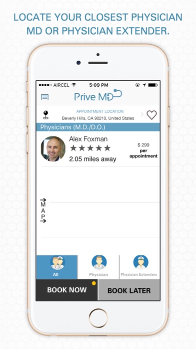 PriveMD - Patient Screenshot