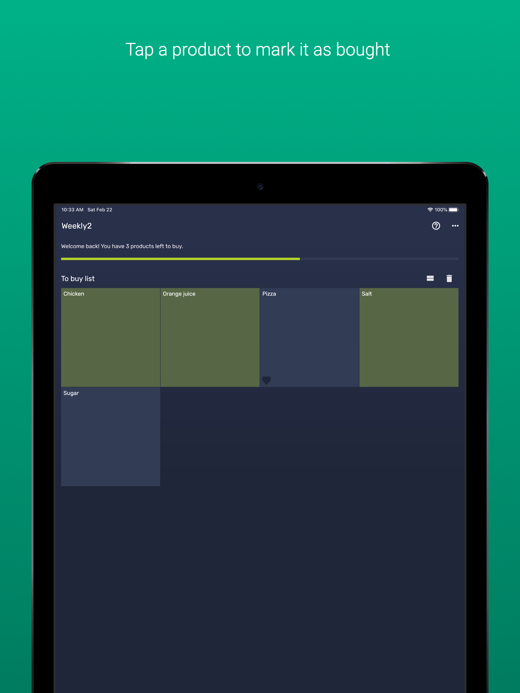 Weekly2 - Shopping List screenshot 11