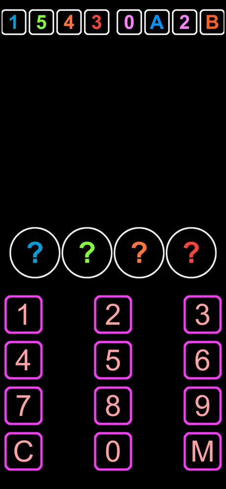 NUMS - 1A2B Guess Number Game
