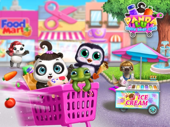 Panda Lu Baby Bear City No Ads iPad app afbeelding 3