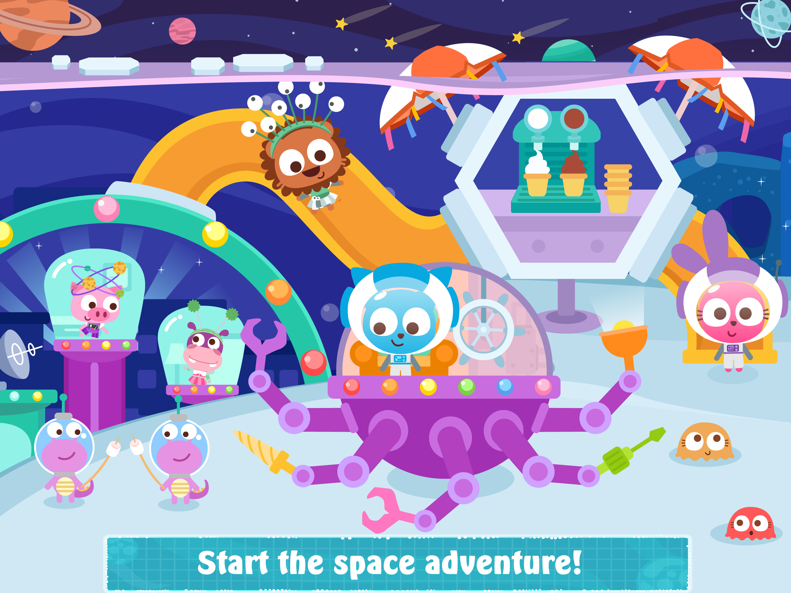 Purple Pink Space Explorer screenshot 7