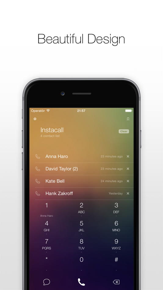 #1. Instacall - Smart Dialer (iOS) Podle: hbull