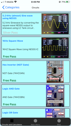 Electronics Circuit Calculator screenshot 5