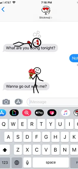 Game screenshot Stickmoji Cute Love Stickers mod apk