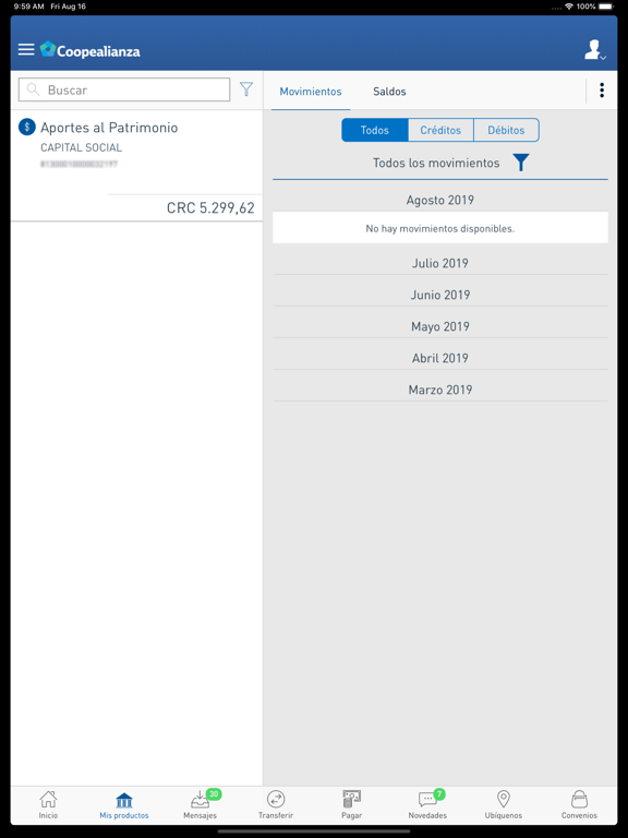 Screenshot #5 pour Coopealianza Virtual