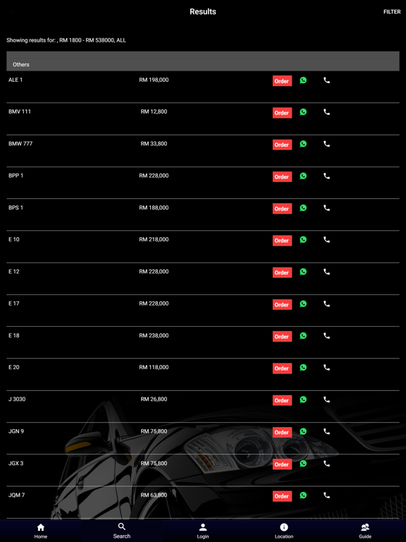 MY Carplate2u iPad screenshot
