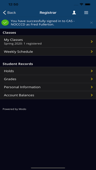 Screenshot #2 pour Fullerton College Mobile