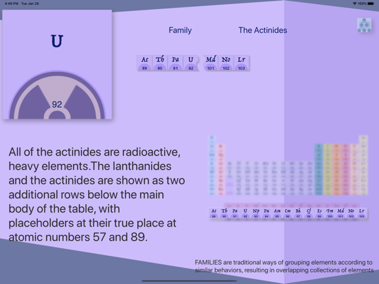 DFB Periodic Table iPad screenshot