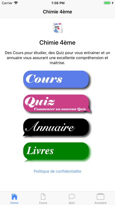 How to cancel & delete Chimie 4ème from iphone & ipad 1