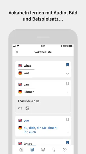 Screenshot von Westermann Vokabeltrainer auf dem iPhone 3