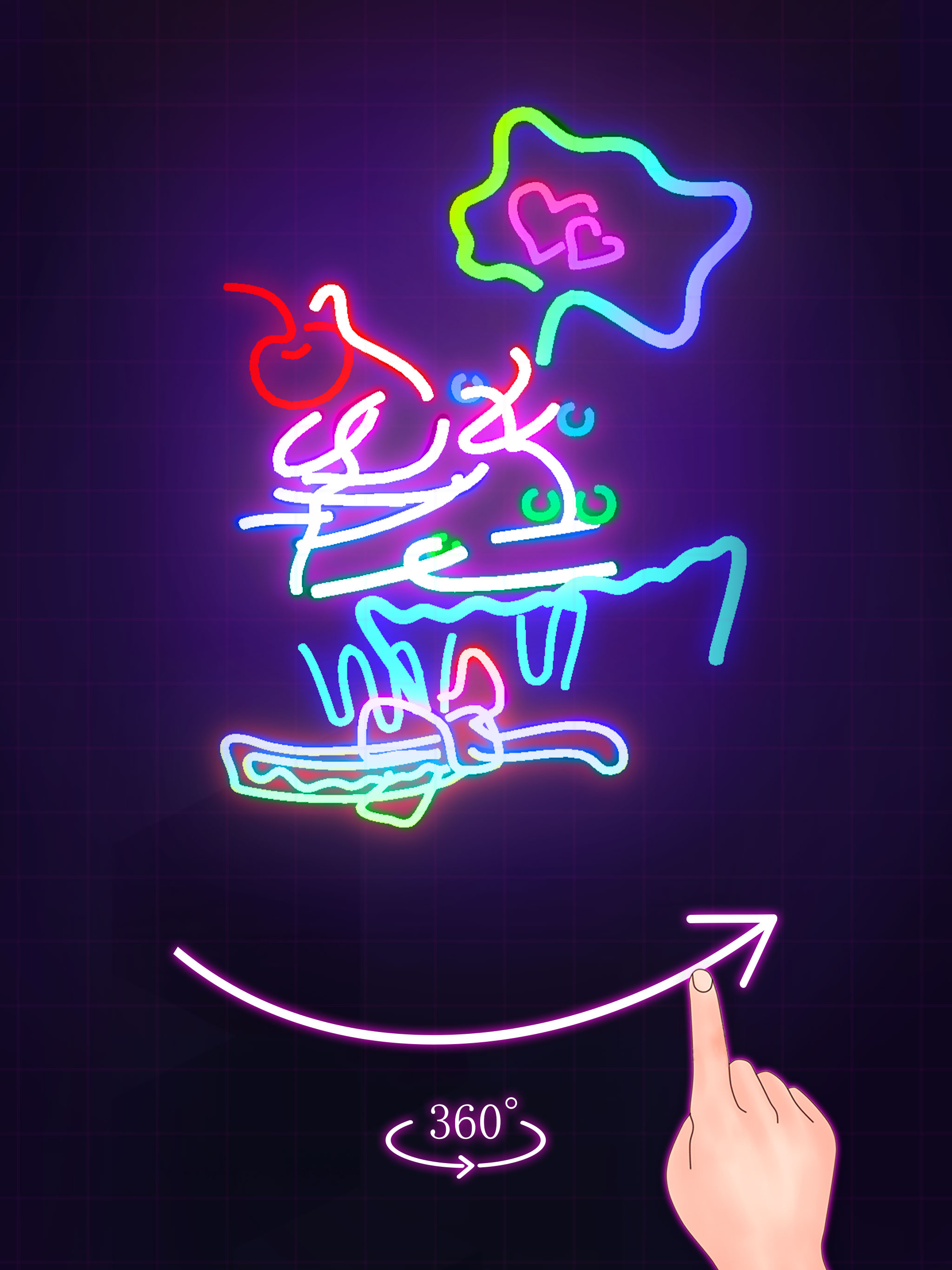 Neon Glow - 3D Color Puzzle