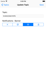 MQTT Push Client screenshot