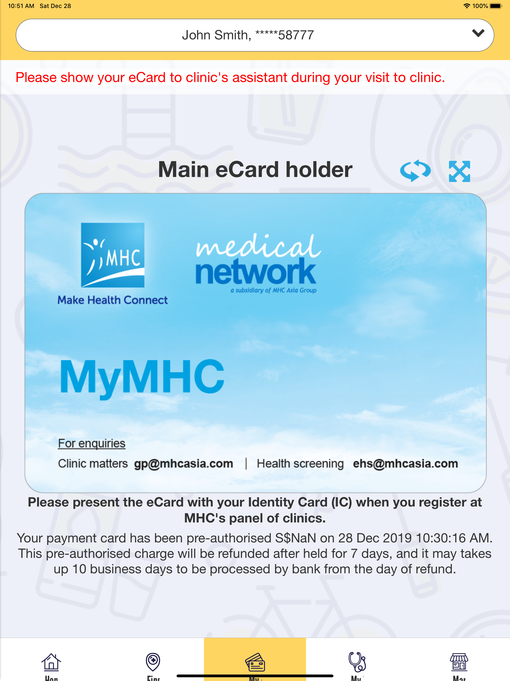 MyMHC screenshot 10
