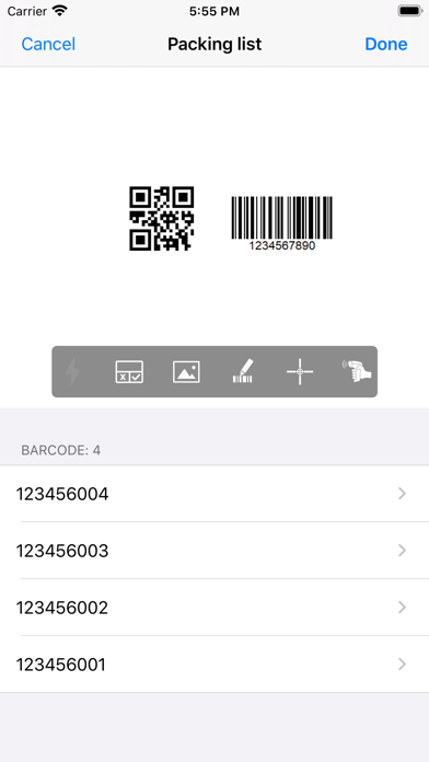 BarcodeTable - Barcode Scanner screenshot 3