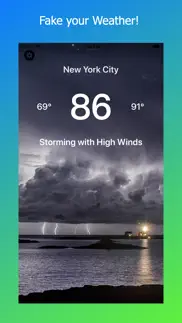 fake my weather iphone screenshot 4