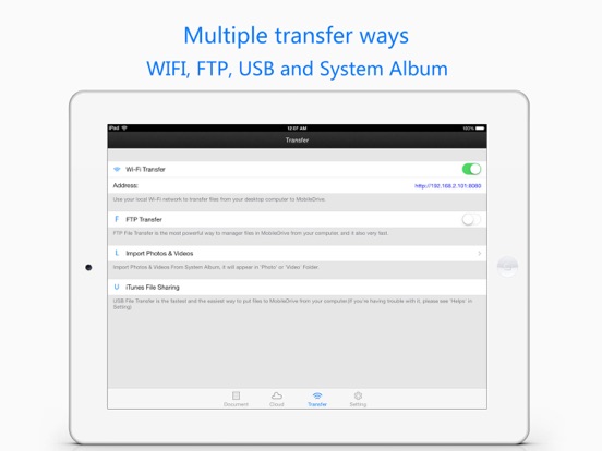 Screenshot #6 pour Mobile Drive:Easy to use
