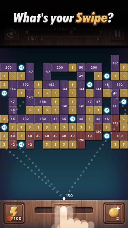 Swipe Brick Breaker: The Blast screenshot 2