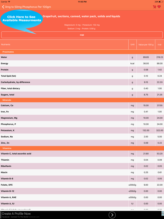 Screenshot #6 pour Low Phosphorus Foods