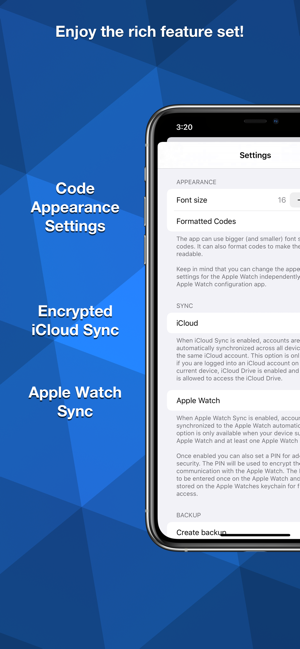 google authenticator apple watch