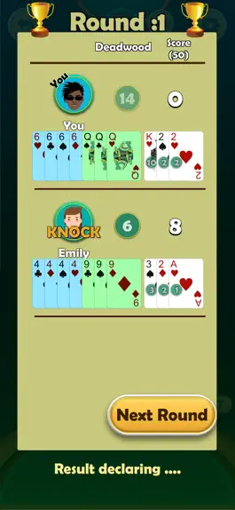 Game screenshot Gin Rummy Offline Card Game hack