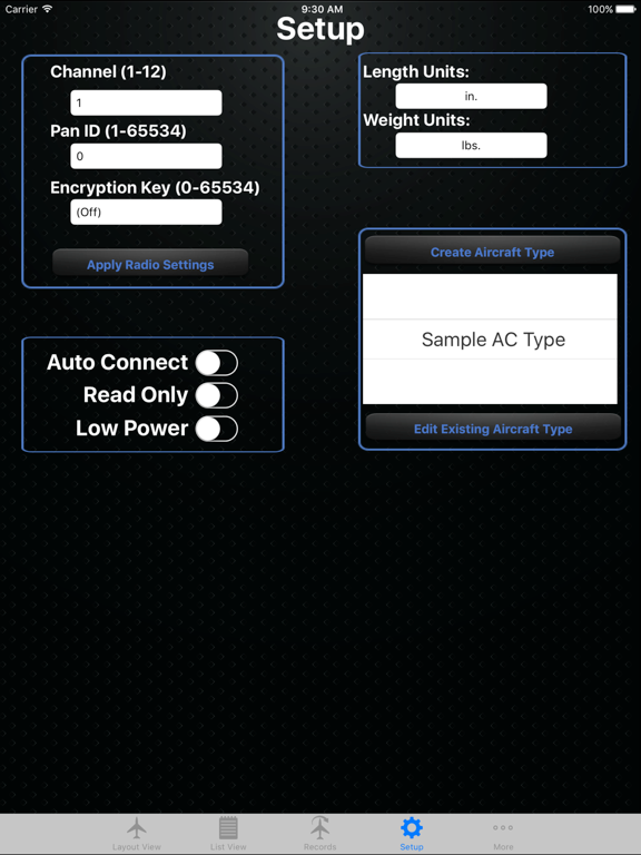 iACWeigh iPad screenshot 4 - Productivity app