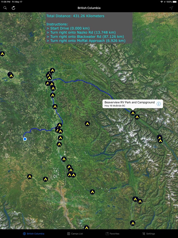 Screenshot #5 pour British Columbia & Yukon RV's