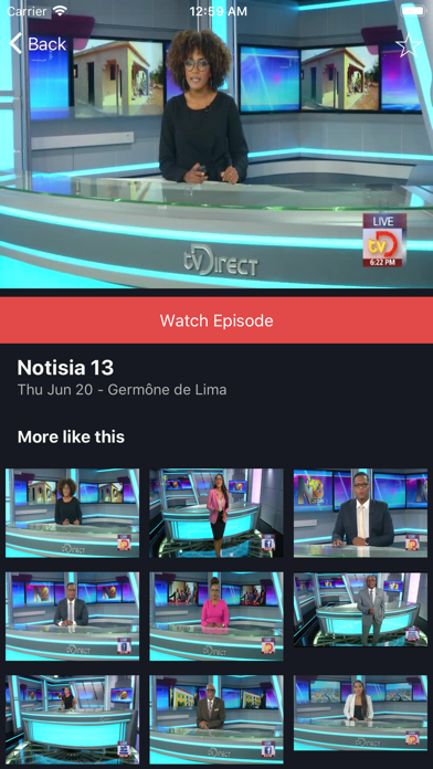 TVD13 iPhone screenshot 5 - Entertainment app