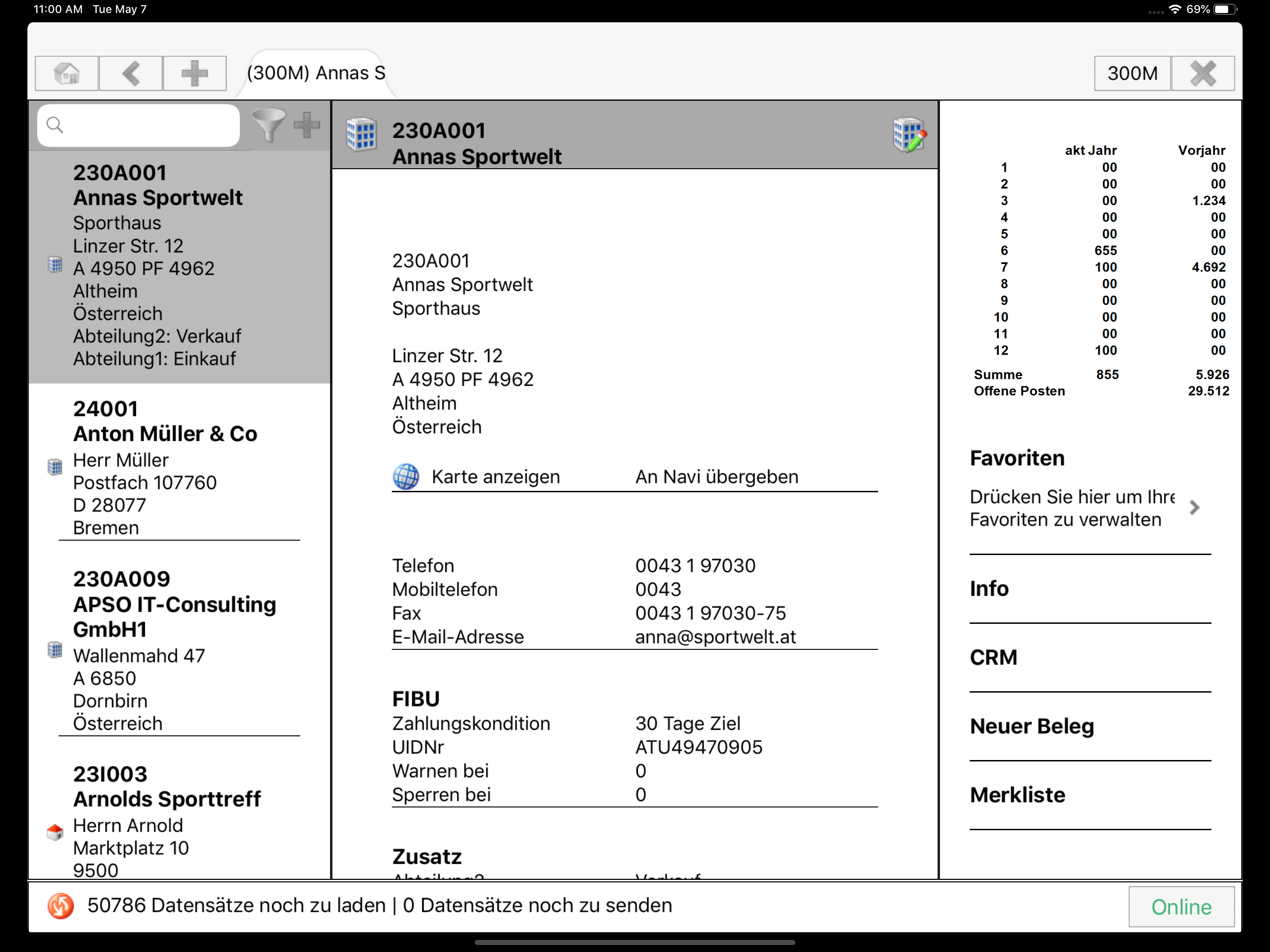 BITS mobile ERP für WINLine screenshot 3